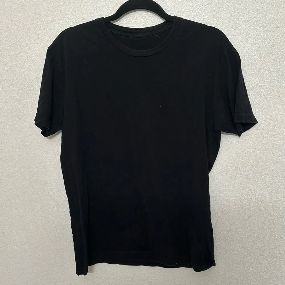 Plain Black Mens Tee